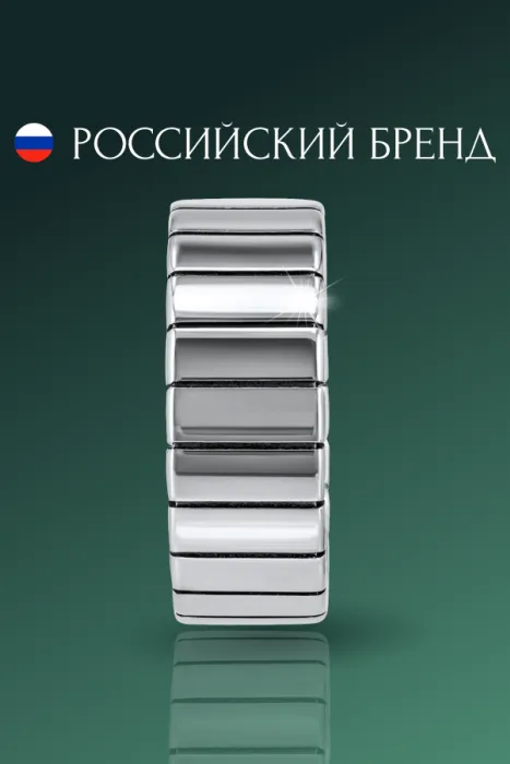 Кольцо серебро 925 пробы, коллекция UNISEX, размер 19